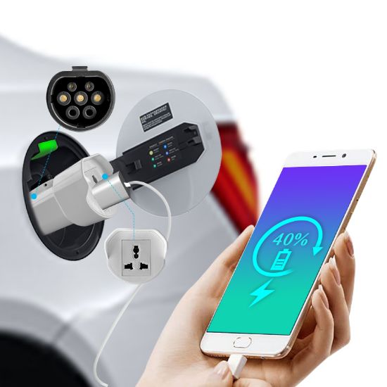 Type 2 EV QSR V2L Adaptör resmi