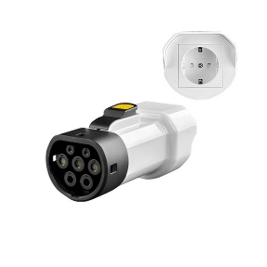 Type 2 EV QSR V2L Adaptör resmi