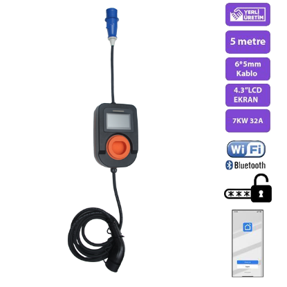QSR-7KW / 32A / Duvara Sabit Şarj Cihazı resmi