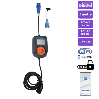 QSR-7KW / 32A / Duvara Sabit Şarj Cihazı resmi