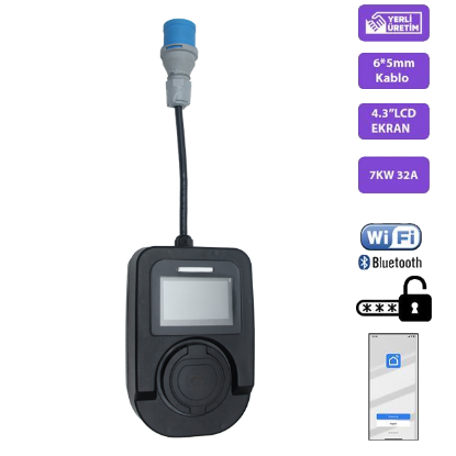 QSR-7KW / 32A Portatif Şarj Cihazı resmi