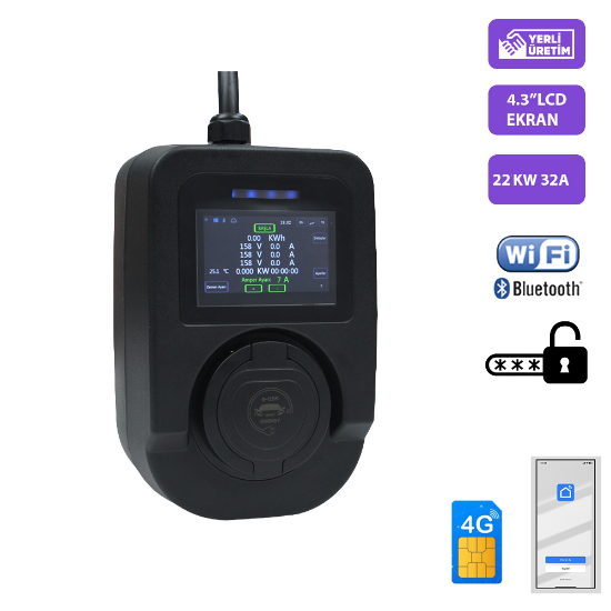 QSR-22KW /32A/ 4G/-Portatif Şarj Cihazı resmi