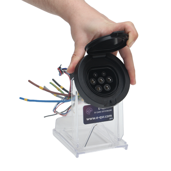 22 KW Type 2 AC Soket Çıkışı – (Kilit MOTORLU ) resmi