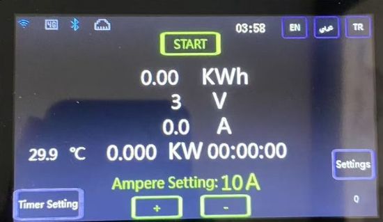 QSR-7KW / 32A Portatif Şarj Cihazı resmi